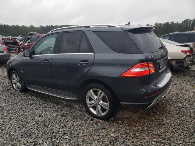 4JGDA5HB8CA030987 - 2012 MERCEDES-BENZ ML 350 4MATIC GRAY photo 2