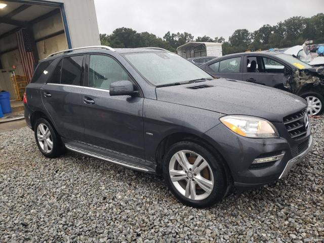 4JGDA5HB8CA030987 - 2012 MERCEDES-BENZ ML 350 4MATIC GRAY photo 4