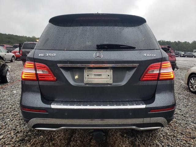 4JGDA5HB8CA030987 - 2012 MERCEDES-BENZ ML 350 4MATIC GRAY photo 6