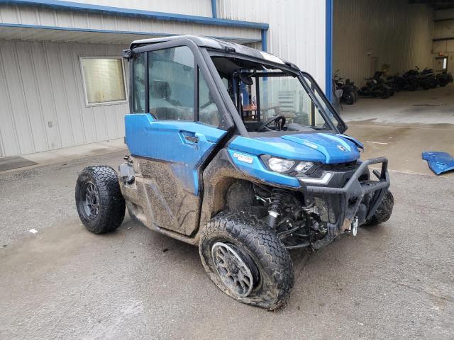 3JBUVAX44NK005254 - 2022 CAN-AM DEFENDER LIMITED CAB HD10 BLUE photo 1