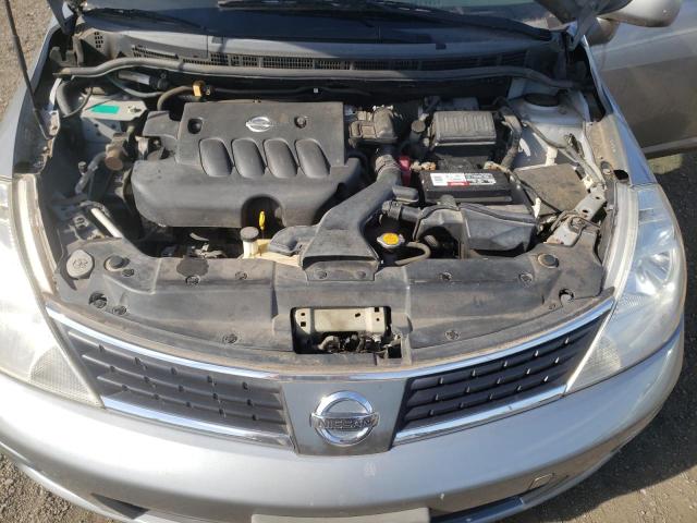 3N1BC13E87L373560 - 2007 NISSAN VERSA S SILVER photo 11