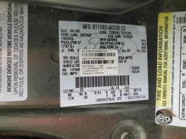 1FMFU18575LB07763 - 2005 FORD EXPEDITION EDDIE BAUER GREEN photo 14