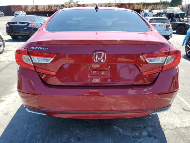 1HGCV1F41JA064253 - 2018 HOND ACCORD EX წითელი ფოტო 6