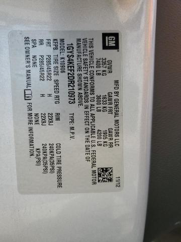 1GYS4KEF2DR210973 - 2013 CADILLAC ESCALADE ESV PLATINUM Plata foto 13