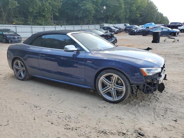 WAUCGAFH6DN005754 - 2013 AUDI S5 PREMIUM PLUS Niebieski zdjęcie 4