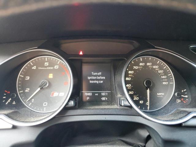 WAUCGAFH6DN005754 - 2013 AUDI S5 PREMIUM PLUS Niebieski zdjęcie 9