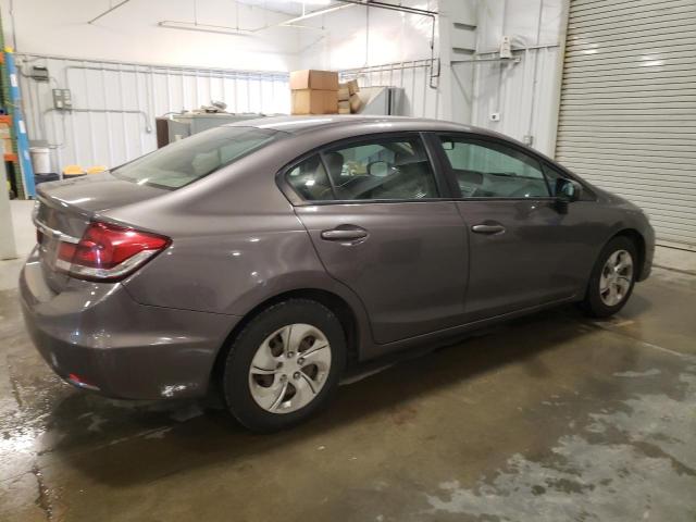 19XFB2F59EE238317 - 2014 HONDA CIVIC LX BROWN photo 3