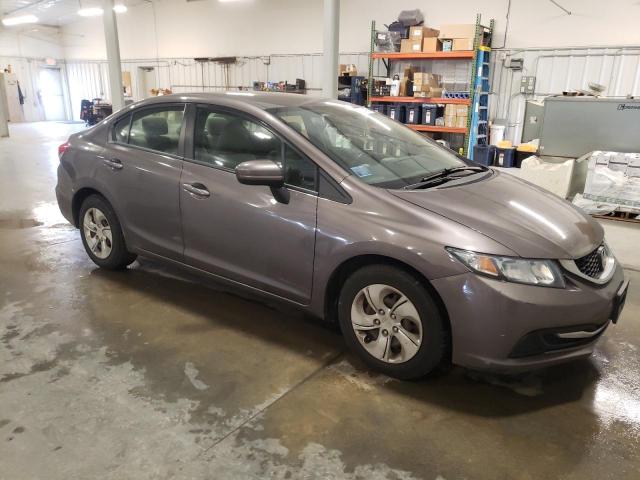 19XFB2F59EE238317 - 2014 HONDA CIVIC LX BROWN photo 4