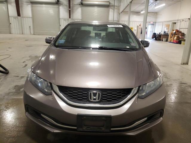 19XFB2F59EE238317 - 2014 HONDA CIVIC LX BROWN photo 5