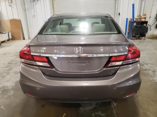 19XFB2F59EE238317 - 2014 HONDA CIVIC LX BROWN photo 6