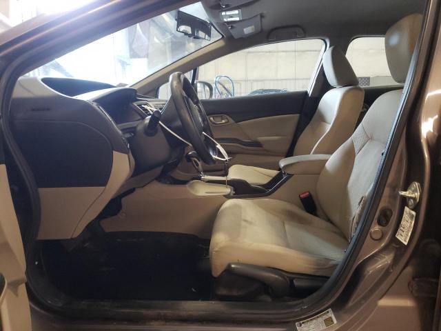19XFB2F59EE238317 - 2014 HONDA CIVIC LX BROWN photo 7