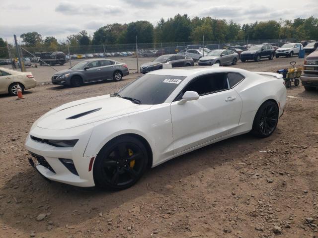 1G1FE1R73J0136912 - 2018 CHEVROLET CAMARO SS WHITE photo 1