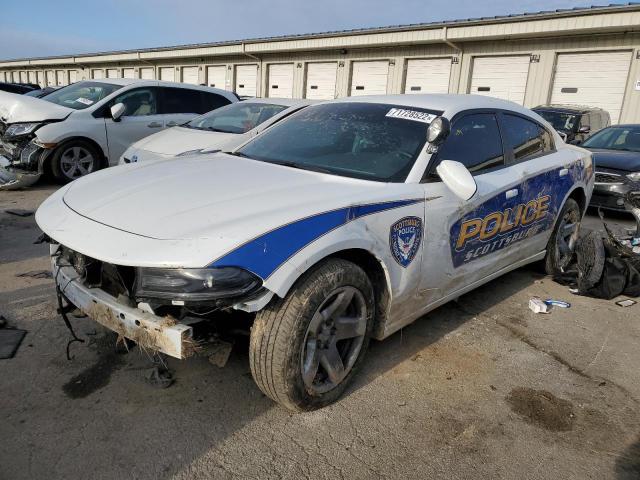 2C3CDXAT3JH148034 - 2018 DODGE CHARGER POLICE WHITE photo 1