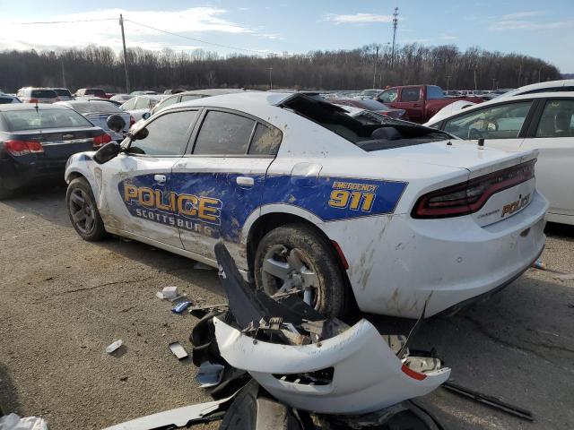 2C3CDXAT3JH148034 - 2018 DODGE CHARGER POLICE WHITE photo 2