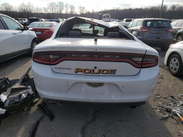 2C3CDXAT3JH148034 - 2018 DODGE CHARGER POLICE WHITE photo 6