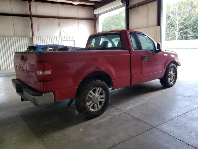 1FTRF12W54NB20463 - 2004 FORD F150 RED photo 3