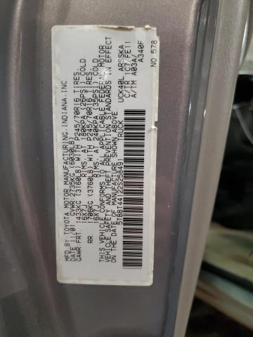5TBBT44122S258491 - 2002 TOYOTA TUNDRA ACCESS CAB ნაცრისფერი ფოტო 12