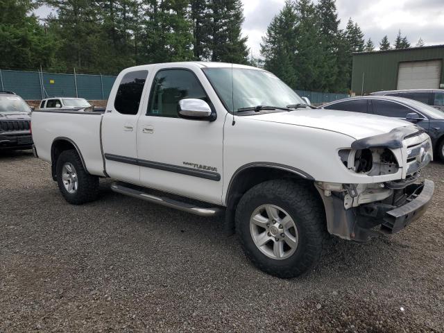 5TBRU34186S477886 - 2006 TOYOTA TUNDRA ACCESS CAB SR5 WHITE photo 4