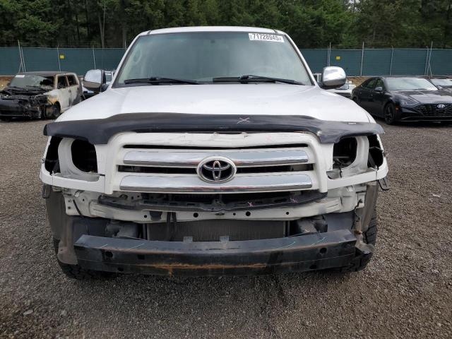 5TBRU34186S477886 - 2006 TOYOTA TUNDRA ACCESS CAB SR5 WHITE photo 5