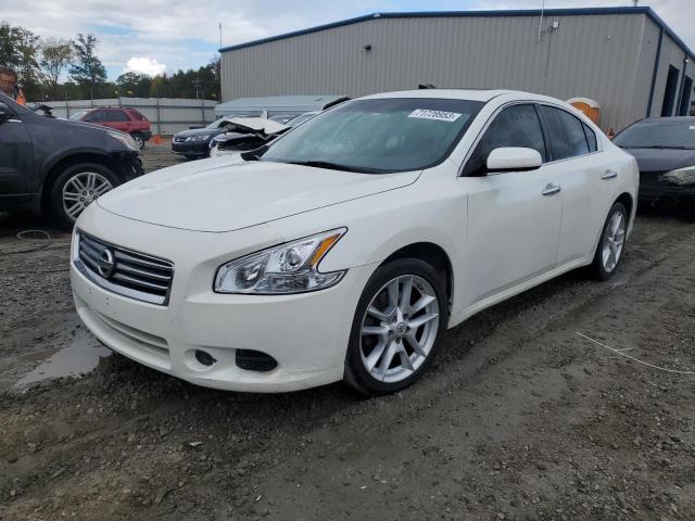 1N4AA5AP4EC434251 - 2014 NISSAN MAXIMA S WHITE photo 1