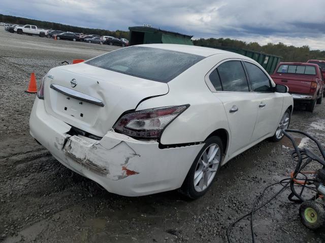 1N4AA5AP4EC434251 - 2014 NISSAN MAXIMA S WHITE photo 3