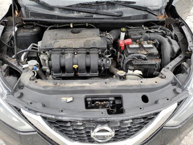 3N1AB7AP3HY357633 - 2017 NISSAN SENTRA S BLACK photo 11