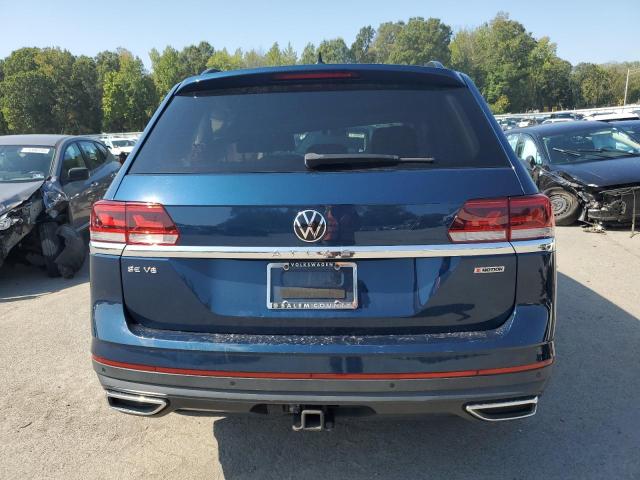 1V2HR2CA5NC553353 - 2022 VOLKSWAGEN ATLAS SE Blau Foto 6