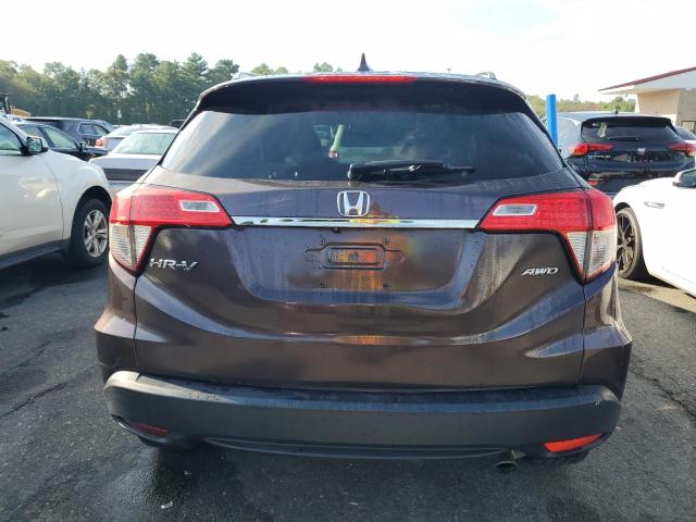 3CZRU6H77KM725587 - 2019 HONDA HR-V EXL BURGUNDY photo 6