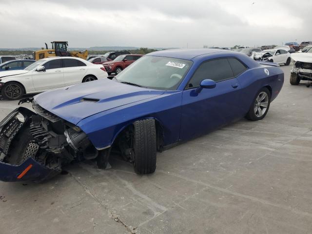 2C3CDZAG1KH668779 - 2019 DODGE CHALLENGER SXT BLUE photo 1