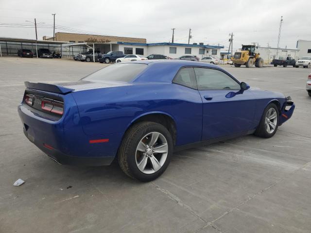 2C3CDZAG1KH668779 - 2019 DODGE CHALLENGER SXT BLUE photo 3