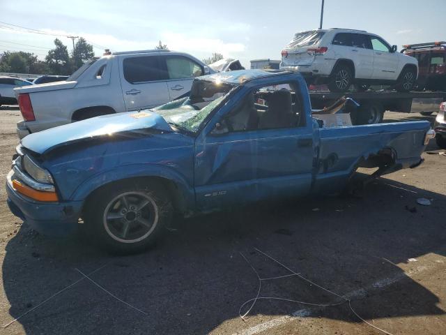 1GCCS145218257442 - 2001 CHEVROLET S TRUCK S10 BLUE photo 1