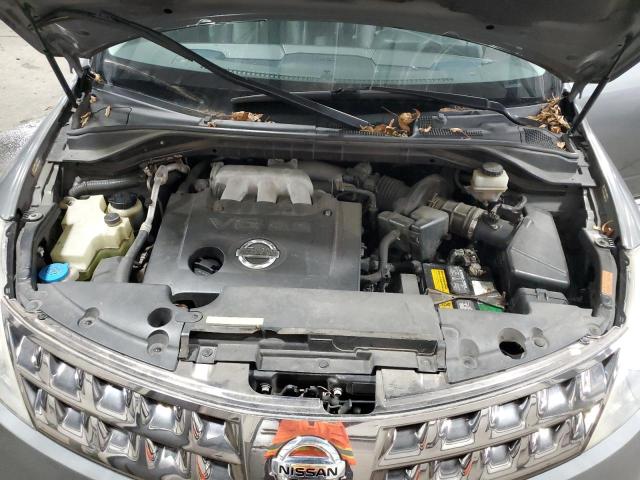 JN8AZ08W77W666982 - 2007 NISSAN MURANO SL GRAY photo 12