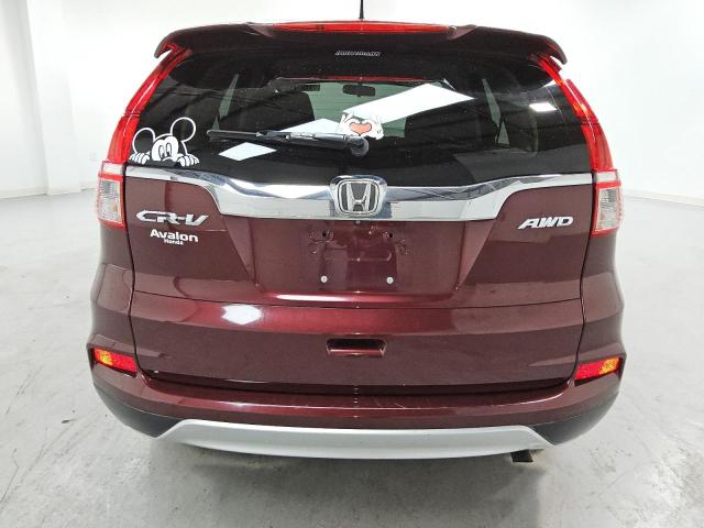 2HKRM4H57GH615600 - 2016 HONDA CR-V EX ბურგუნდია ფოტო 6