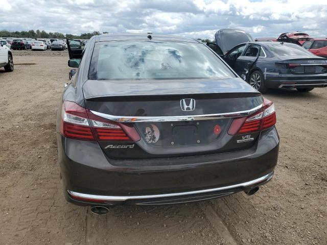 1HGCR3F93HA002519 - 2017 HONDA ACCORD TOURING BLACK photo 6