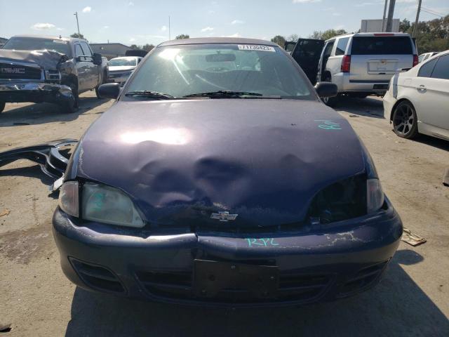 1G1JC524817373829 - 2001 CHEVROLET CAVALIER BASE BLUE photo 5