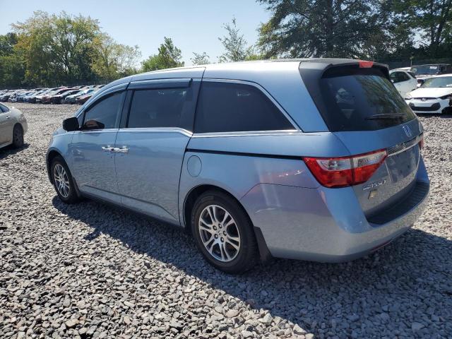 5FNRL5H69BB097658 - 2011 HONDA ODYSSEY EXL BLUE photo 2