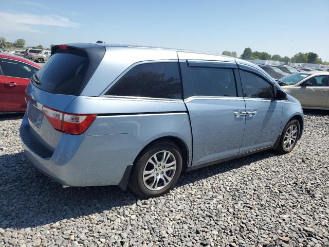 5FNRL5H69BB097658 - 2011 HONDA ODYSSEY EXL BLUE photo 3