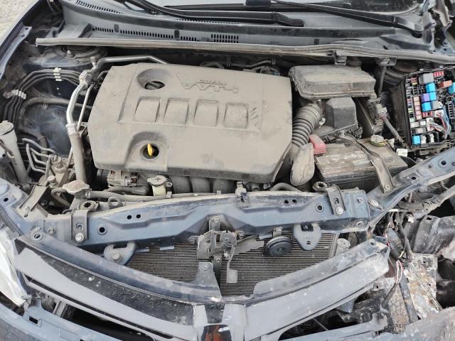 2T1BURHEXJC007255 - 2018 TOYOTA COROLLA L BLACK photo 11