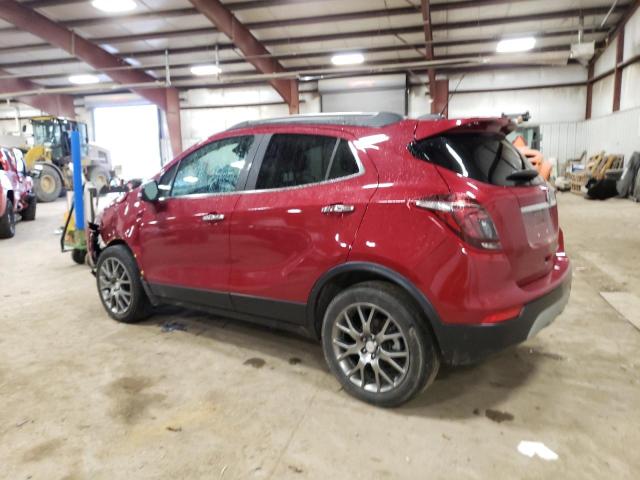 KL4CJ1SB7KB827333 - 2019 BUICK ENCORE SPORT TOURING RED photo 2