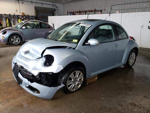 3VWRG3AG4AM035054 - 2010 VOLKSWAGEN NEW BEETLE BLUE photo 1