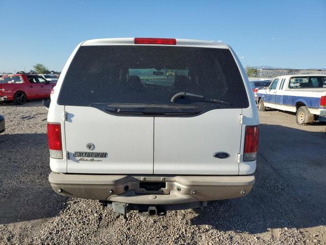 1FMNU44P84ED92495 - 2004 FORD EXCURSION EDDIE BAUER WHITE photo 6