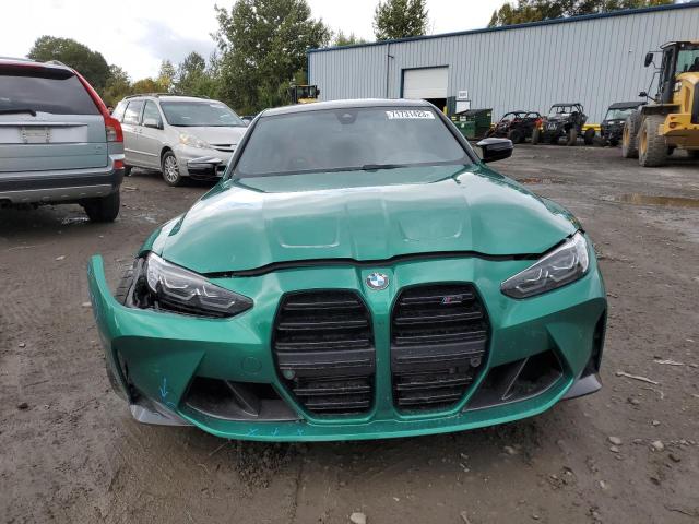 WBS33AY07NFM65421 - 2022 BMW M3 COMPETITION მწვანე ფოტო 5