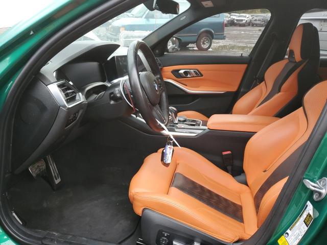 WBS33AY07NFM65421 - 2022 BMW M3 COMPETITION მწვანე ფოტო 7