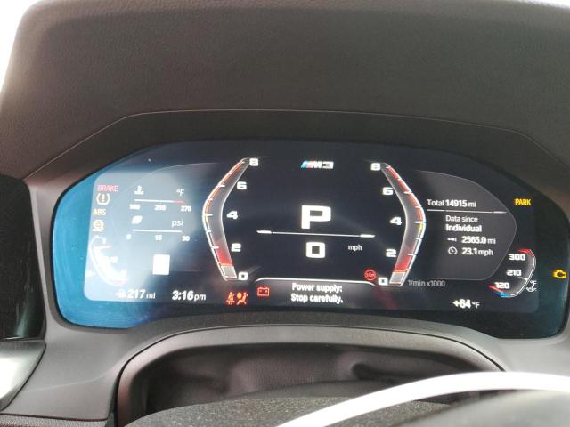 WBS33AY07NFM65421 - 2022 BMW M3 COMPETITION მწვანე ფოტო 9