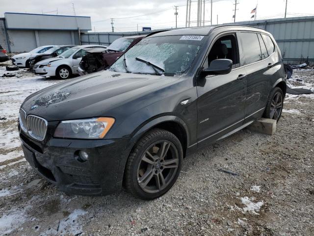 5UXWX9C55E0D27357 - 2014 BMW X3 XDRIVE28I BLACK photo 1