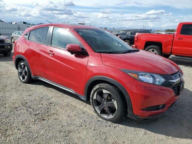3CZRU6H55JG717497 - 2018 HONDA HR-V EX RED photo 4