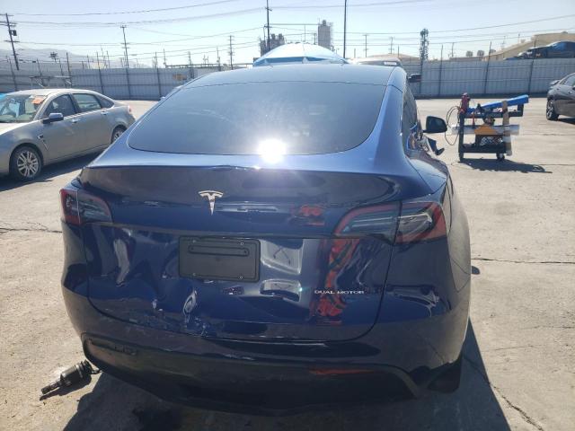 7SAYGDEE8SF294393 - 2025 TESLA MODEL Y BLUE photo 6