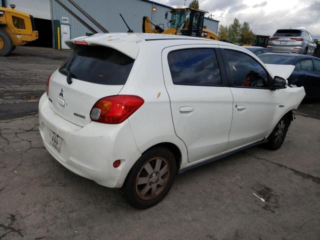 ML32A4HJ3FH050141 - 2015 MITSUBISHI MIRAGE ES WHITE photo 3