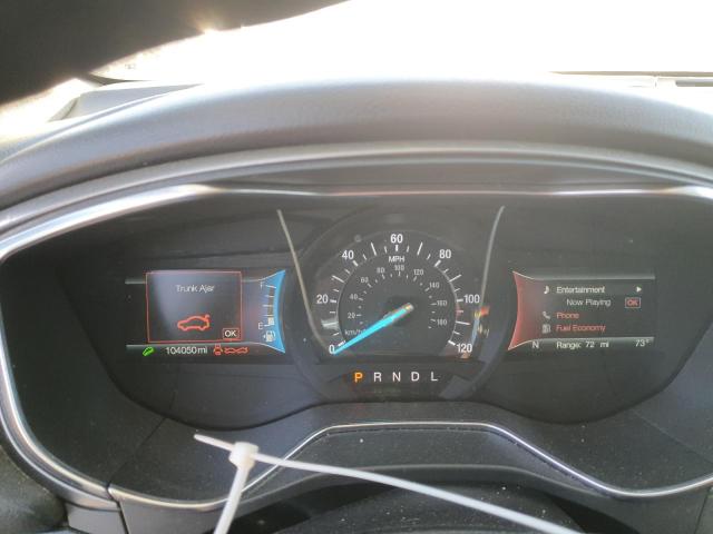 3FA6P0LU9JR181367 - 2018 FORD FUSION SE HYBRID BLUE photo 9