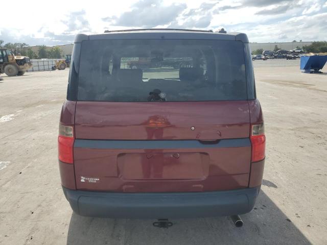 5J6YH18776L008746 - 2006 HONDA ELEMENT EX BURGUNDY photo 6